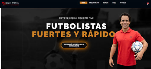 Desarrollo de página Web Daniel Pereira